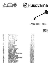 Руководство по эксплуатации (2021) для Husqvarna 129C, 129L и 129LK