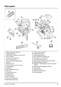 Составные части Husqvarna 365 SPECIAL, 372 XP, 372 XP G